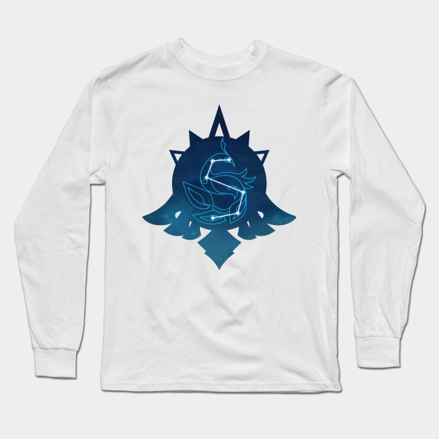 Kaeya Pendant Constellation Long Sleeve T-Shirt by GachaSlave